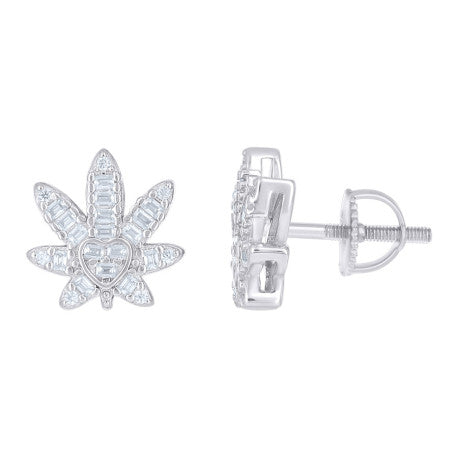925 Sterling Silver Moissanite Earring