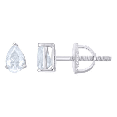 925 Sterling Silver Moissanite Earrings