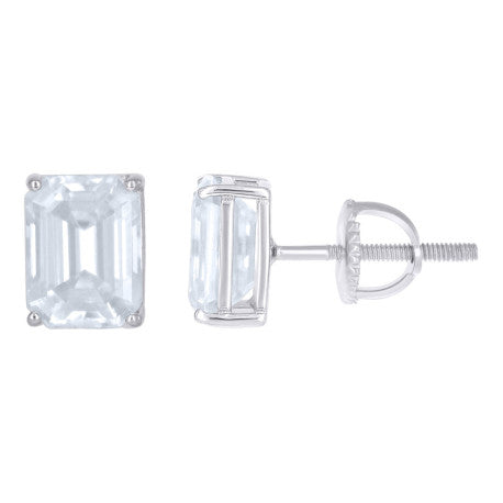 925 Sterling Silver Moissanite Earrings