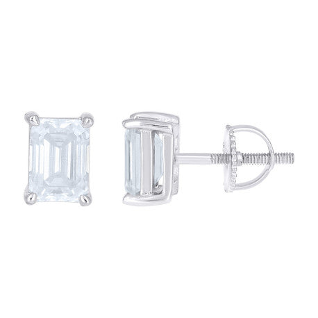 925 Sterling Silver Moissanite Earrings