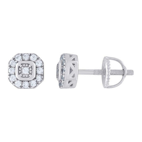 925 Sterling Silver Moissanite Earrings