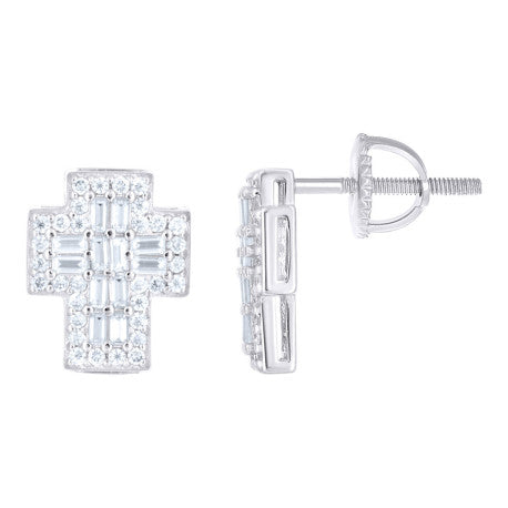 925 Sterling Silver Moissanite Earrings