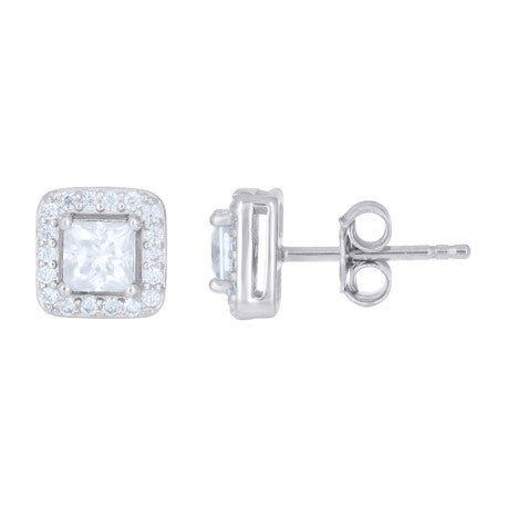 925 Sterling Silver Moissanite Earrings
