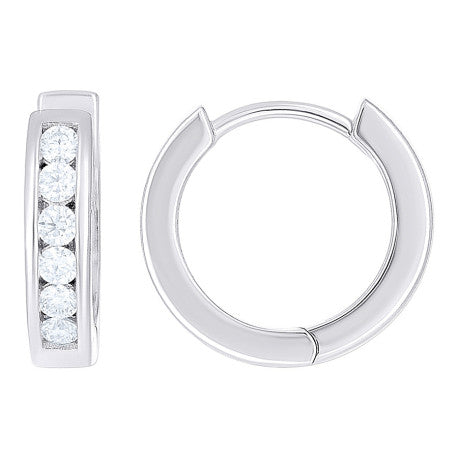 925 Sterling Silver Moissanite Earrings