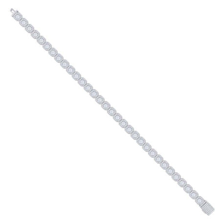925 Sterling Silver Moissanite Necklace 6mm