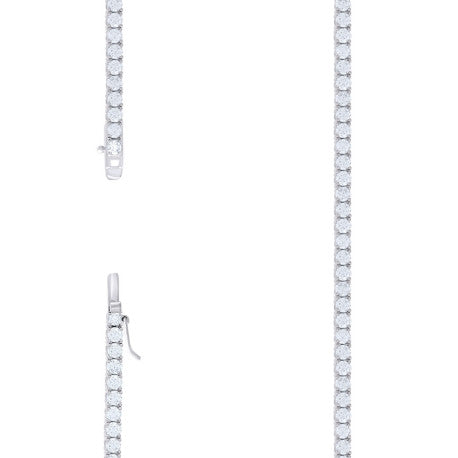 925 Sterling Silver Moissanite Necklace