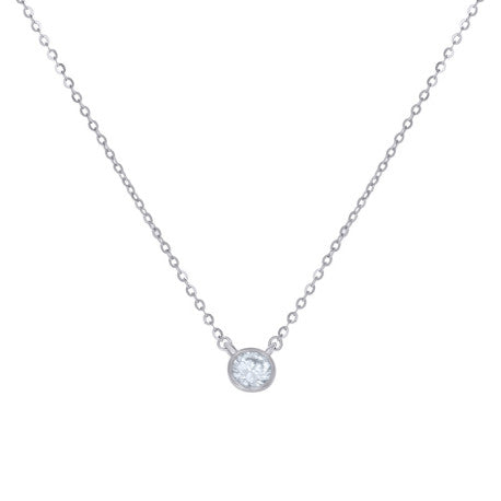925 Sterling Silver Moissanite Necklace