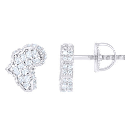 925 Sterling Silver Moissanite Earring