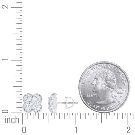 925 Sterling Silver Moissanite Earring