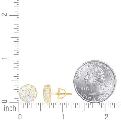 925 Sterling Silver Moissanite Earring