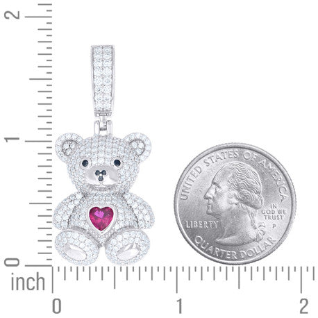 925 Sterling Silver Moissanite Pendant