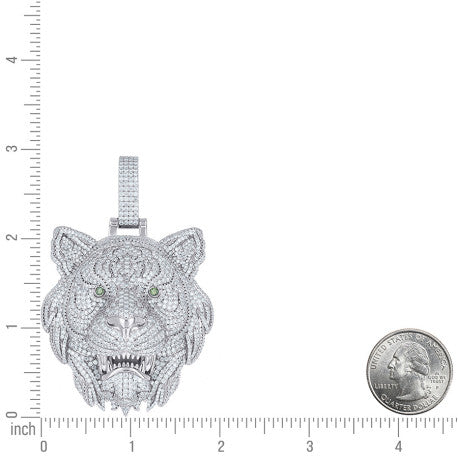 925 Sterling Silver Moissanite Pendant