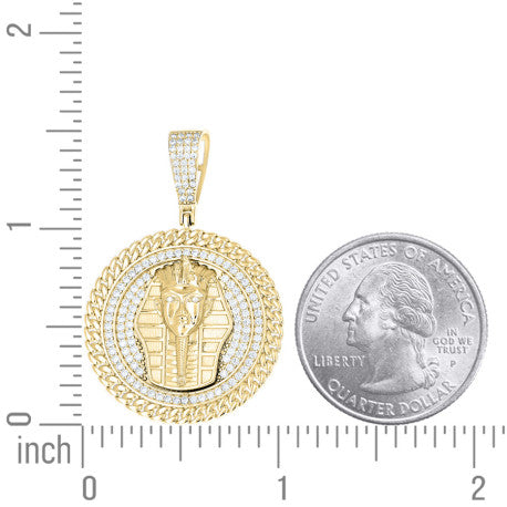925 Sterling Silver Moissanite Pendant