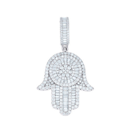 925 Sterling Silver Moissanite Pendant