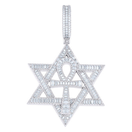 925 Sterling Silver Moissanite Pendant