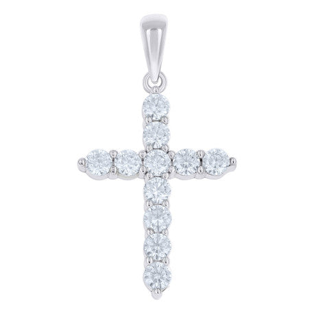 925 Sterling Silver Moissanite Pendant
