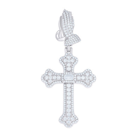 925 Sterling Silver Moissanite Pendant