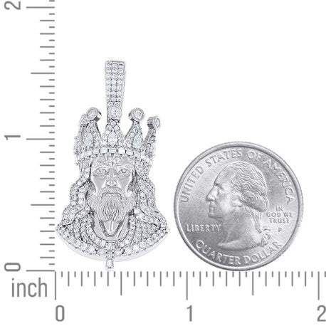 925 Sterling Silver Moissanite Pendant