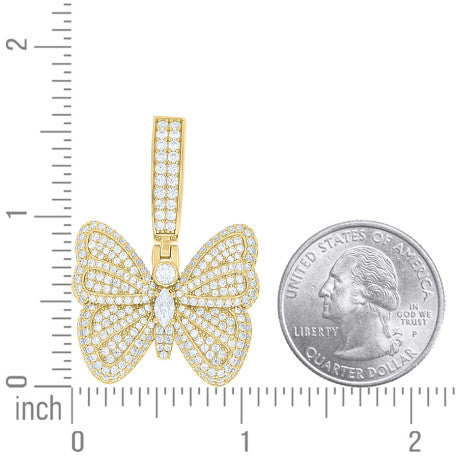 925 Sterling Silver Moissanite Pendant