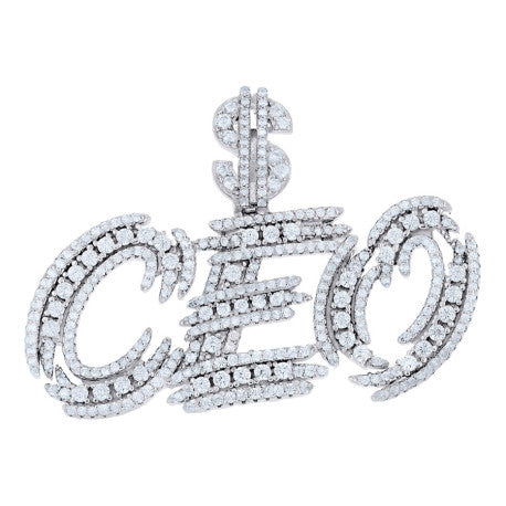 925 Sterling Silver Moissanite Pendant