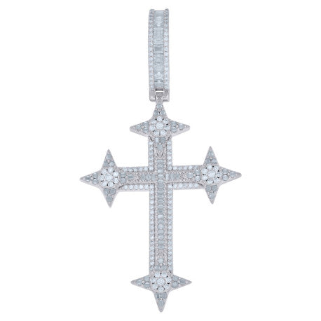 925 Sterling Silver Moissanite Pendant