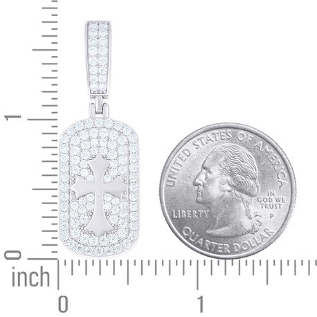 925 Sterling Silver Moissanite Pendant