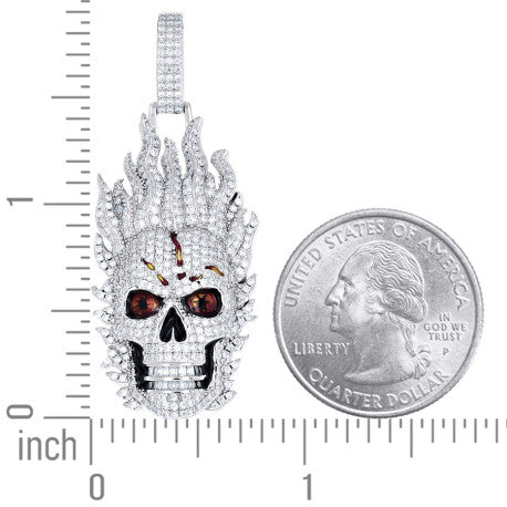 925 Sterling Silver Moissanite Pendant