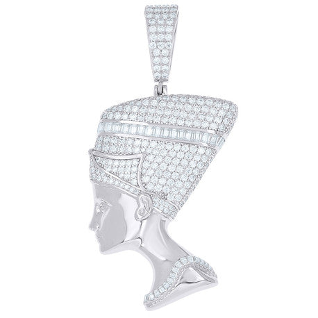 925 Sterling Silver Moissanite Pendant