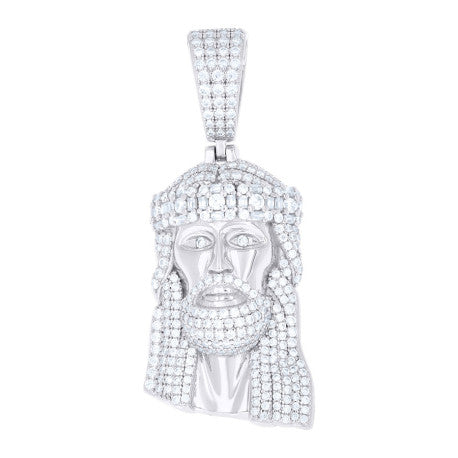925 Sterling Silver Moissanite Pendant