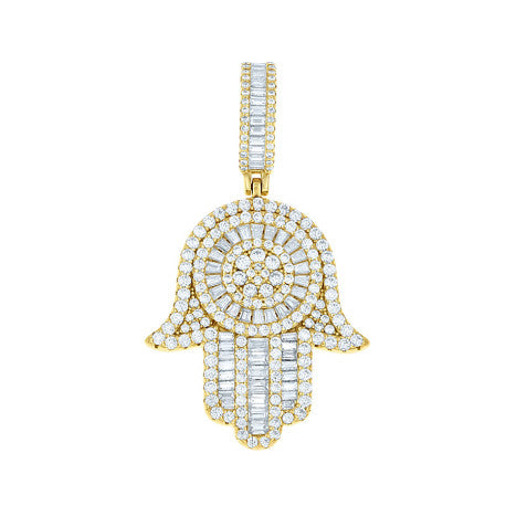 925 Sterling Silver Moissanite Pendant