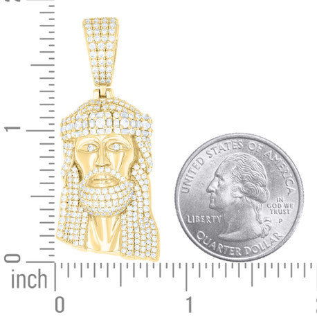 925 Sterling Silver Moissanite Pendant