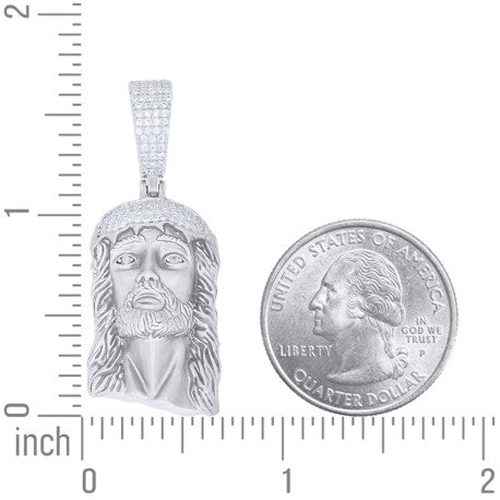 925 Sterling Silver Moissanite Pendant