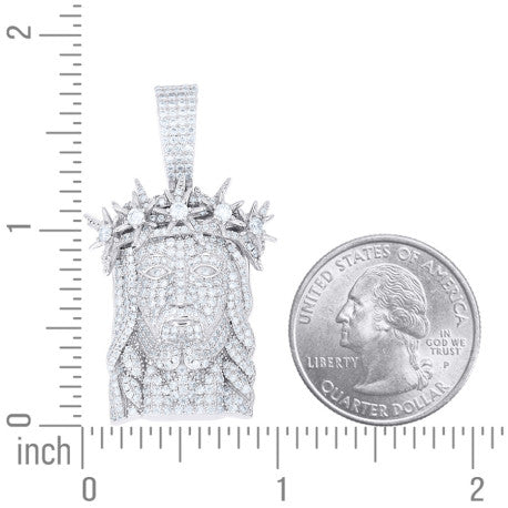925 Sterling Silver Moissanite Pendant
