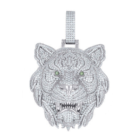 925 Sterling Silver Moissanite Pendant