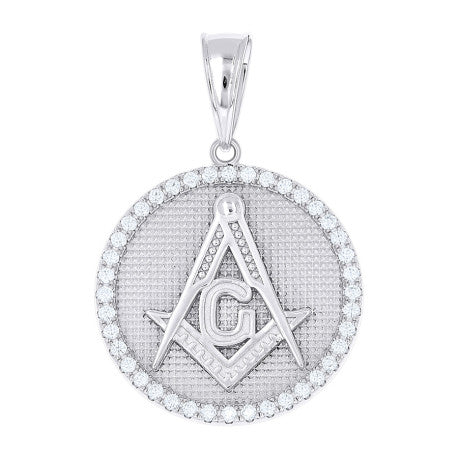 925 Sterling Silver Moissanite Pendant