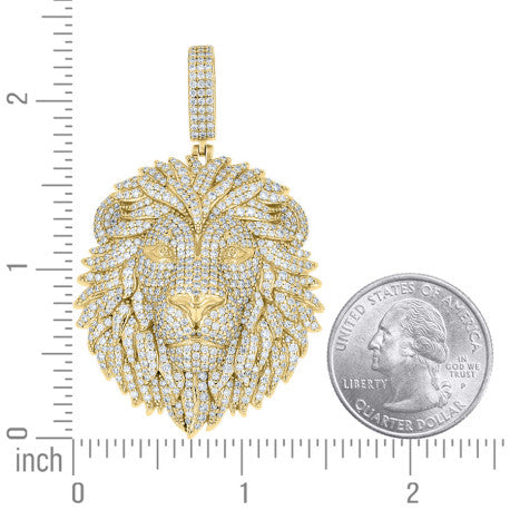 925 Sterling Silver Moissanite Pendant