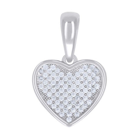925 Sterling Silver Moissanite Pendant