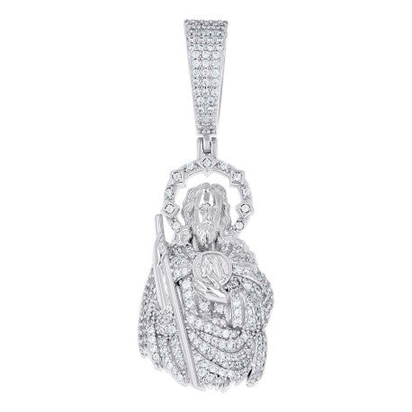 925 Sterling Silver Moissanite Pendant