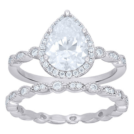 925 Sterling Silver Moissanite Ring S5-S9