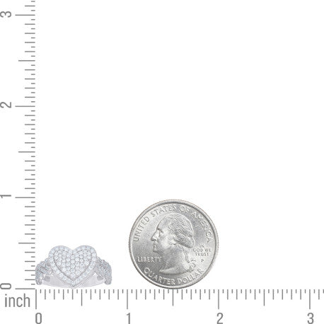925 Sterling Silver Moissanite Ring S5-S9