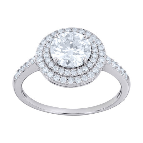 925 Sterling Silver Moissanite Ring S6-S11