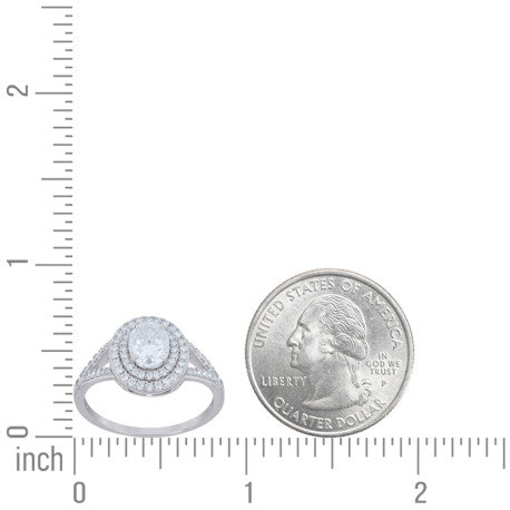 925 Sterling Silver Moissanite Ring S6-S11