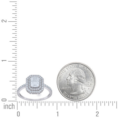 925 Sterling Silver Moissanite Ring S6-S11