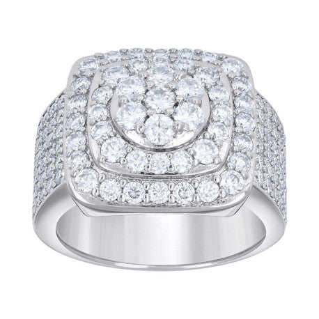 925 Sterling Silver Moissanite Ring S9-S11