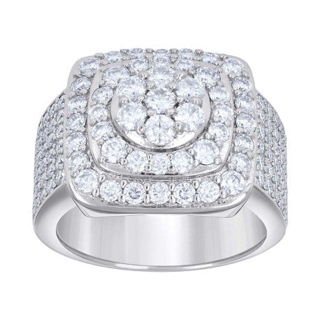 925 Sterling Silver Moissanite Ring S9-S11