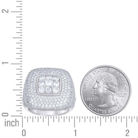 925 Sterling Silver Moissanite Ring S9-S11