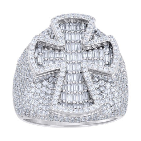 925 Sterling Silver Moissanite Ring S9-S11