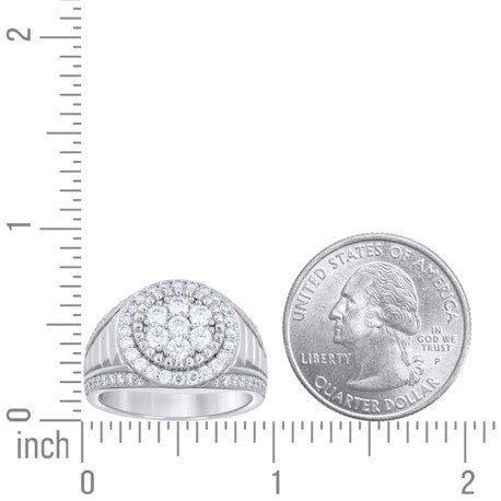 925 Sterling Silver Moissanite Ring S9-S11