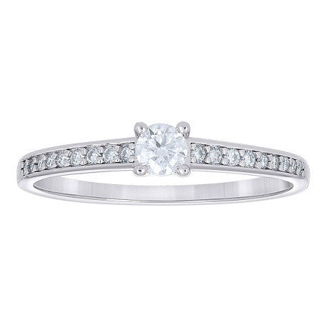 925 Sterling Silver Moissanite Ring