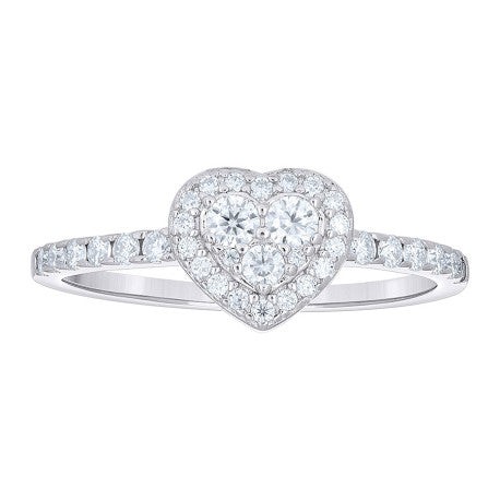 925 Sterling Silver Moissanite Ring